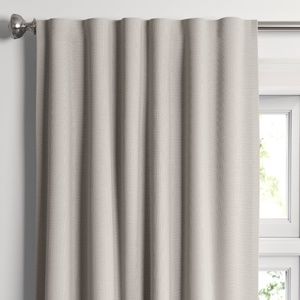threshold linen aruba gray blackout curtain 50"W x 84"L